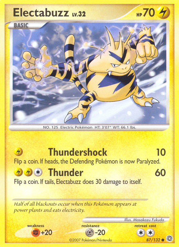 Electabuzz (87/132) [Diamond & Pearl: Secret Wonders] | Play N Trade Winnipeg