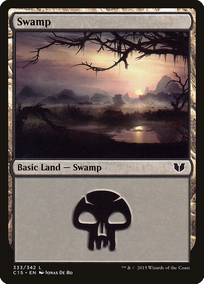 Swamp (333) [Commander 2015] | Play N Trade Winnipeg