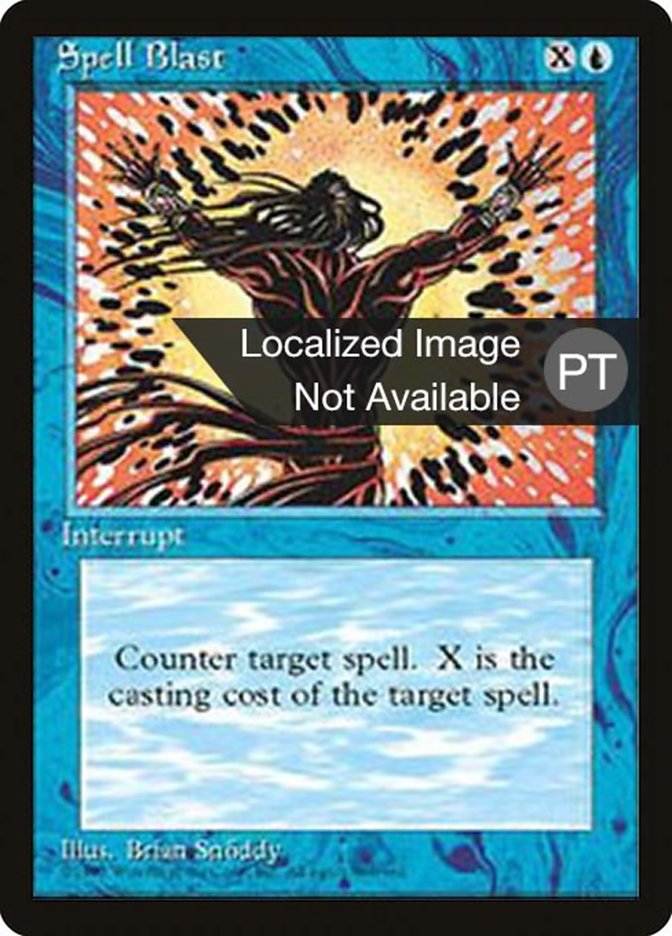 Spell Blast [Fourth Edition (Foreign Black Border)] | Play N Trade Winnipeg