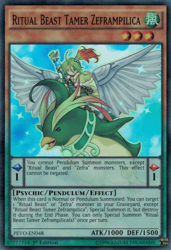 Ritual Beast Tamer Zeframpilica [PEVO-EN048] Super Rare | Play N Trade Winnipeg