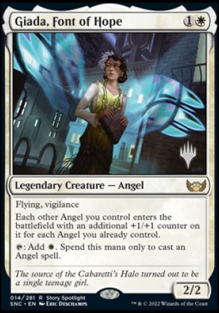 Giada, Font of Hope (Promo Pack) [Streets of New Capenna Promos] | Play N Trade Winnipeg