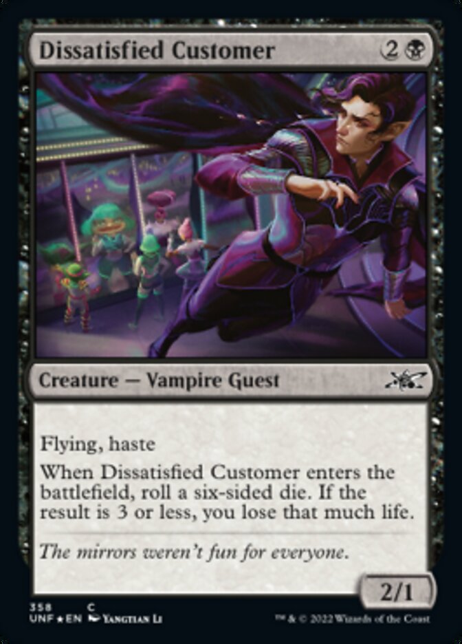 Dissatisfied Customer (Galaxy Foil) [Unfinity] | Play N Trade Winnipeg