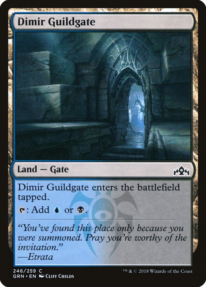 Dimir Guildgate (246/259) [Guilds of Ravnica] | Play N Trade Winnipeg