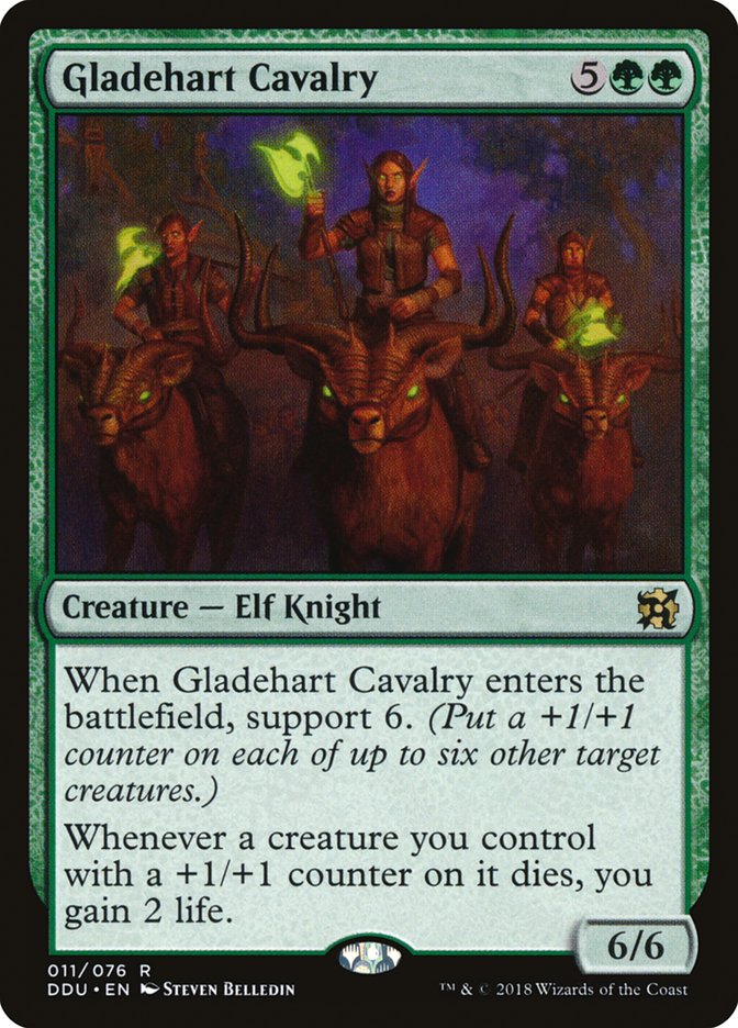 Gladehart Cavalry [Duel Decks: Elves vs. Inventors] | Play N Trade Winnipeg