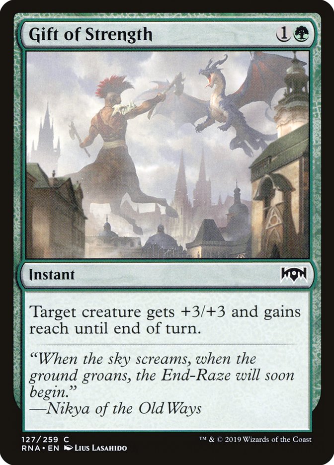 Gift of Strength [Ravnica Allegiance] | Play N Trade Winnipeg