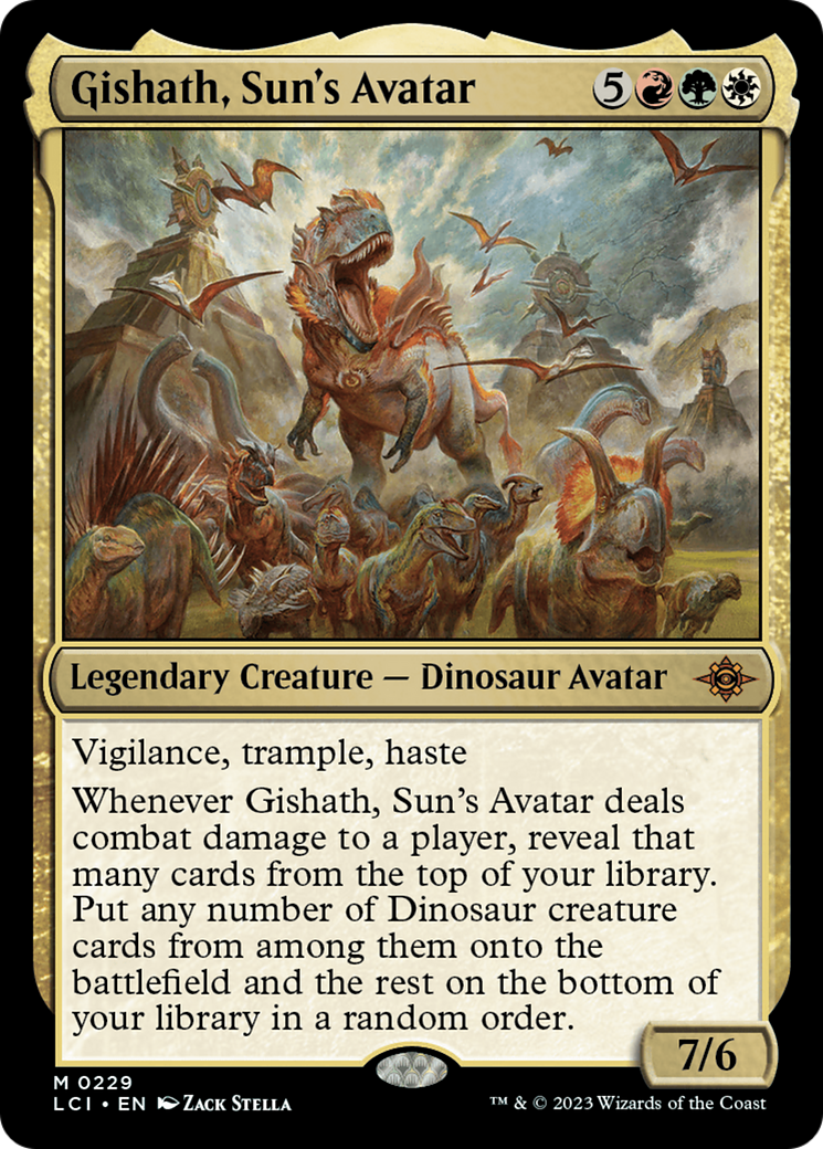 Gishath, Sun's Avatar [The Lost Caverns of Ixalan] | Play N Trade Winnipeg