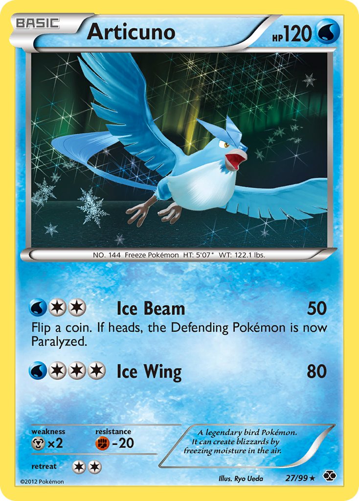 Articuno (27/99) (Blister Exclusive) [Black & White: Next Destinies] | Play N Trade Winnipeg