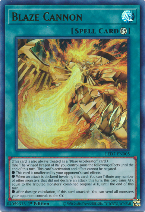 Blaze Cannon [LED7-EN005] Ultra Rare | Play N Trade Winnipeg