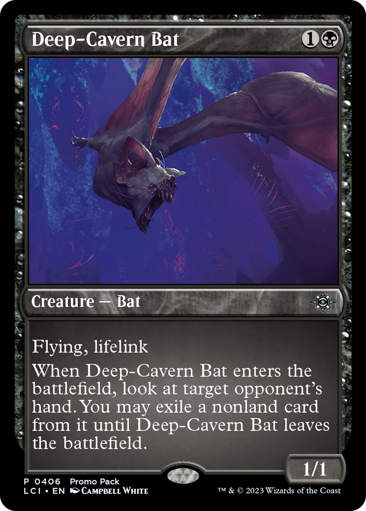 Deep-Cavern Bat [The Lost Caverns of Ixalan Promos] | Play N Trade Winnipeg