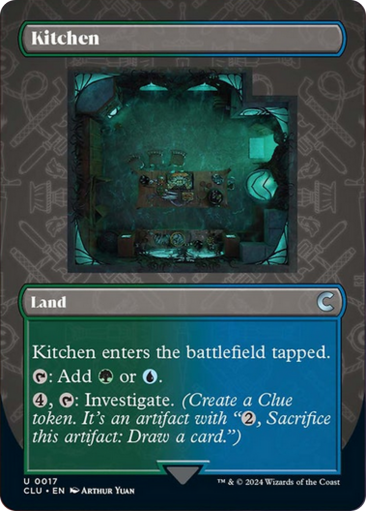 Kitchen (Borderless) [Ravnica: Clue Edition] | Play N Trade Winnipeg