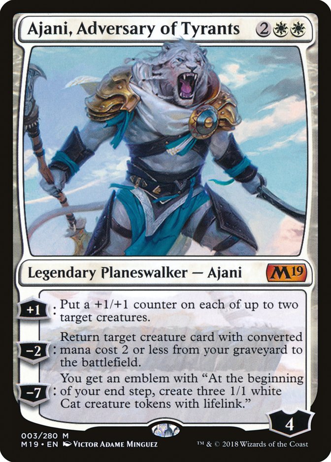 Ajani, Adversary of Tyrants [Core Set 2019] | Play N Trade Winnipeg