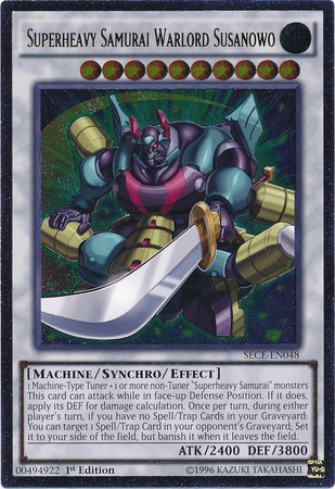 Superheavy Samurai Warlord Susanowo [SECE-EN048] Ultimate Rare | Play N Trade Winnipeg