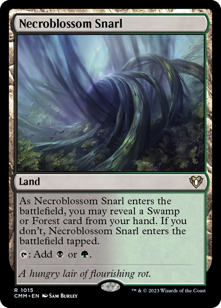 Necroblossom Snarl [Commander Masters] | Play N Trade Winnipeg