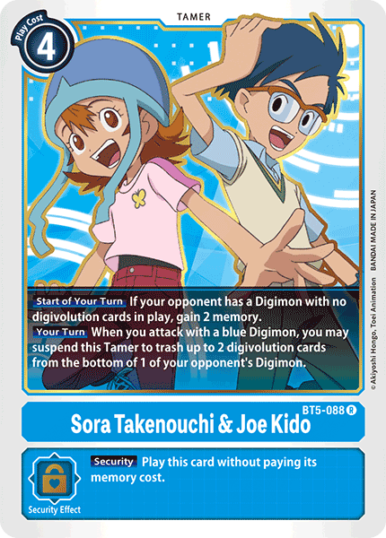 Sora Takenouchi & Joe Kido [BT5-088] [Battle of Omni] | Play N Trade Winnipeg