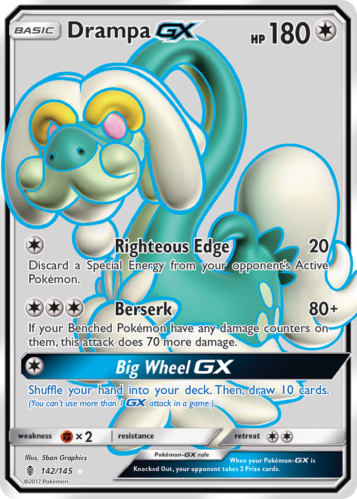 Drampa GX (142/145) [Sun & Moon: Guardians Rising] | Play N Trade Winnipeg