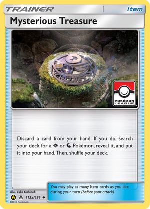 Mysterious Treasure (113a/131) (League Promo) [Sun & Moon: Forbidden Light] | Play N Trade Winnipeg