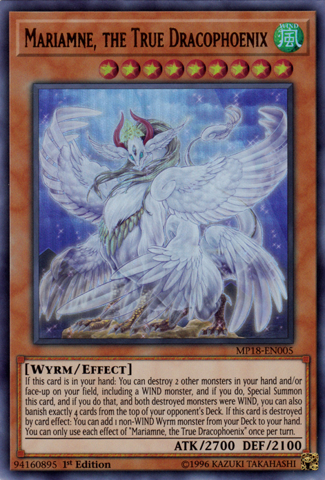 Mariamne, the True Dracophoenix [MP18-EN005] Ultra Rare | Play N Trade Winnipeg