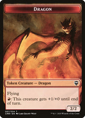 Dragon // Soldier Token [Commander Legends Tokens] | Play N Trade Winnipeg