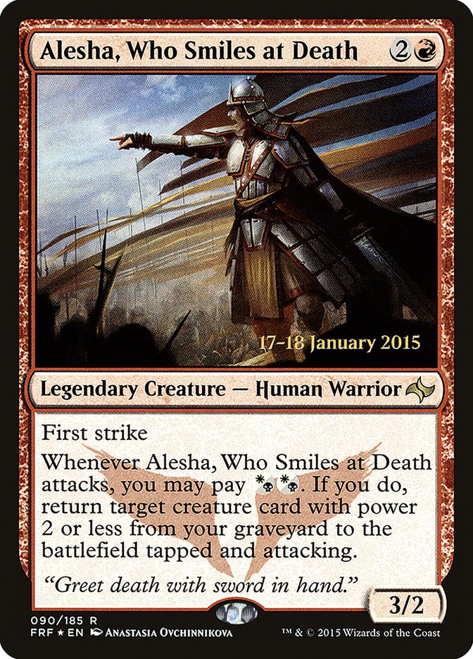 Alesha, Who Smiles at Death  [Fate Reforged Prerelease Promos] | Play N Trade Winnipeg