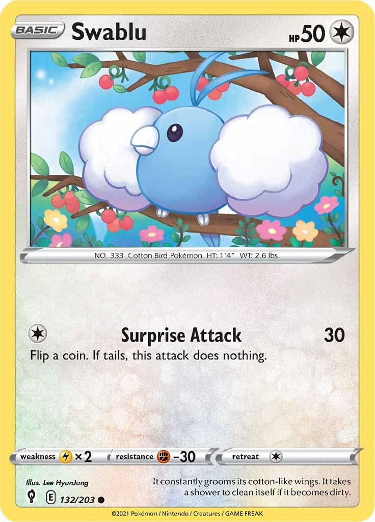 Swablu (132/203) [Sword & Shield: Evolving Skies] | Play N Trade Winnipeg