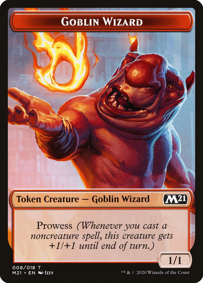 Goblin Wizard [Core Set 2021 Tokens] | Play N Trade Winnipeg