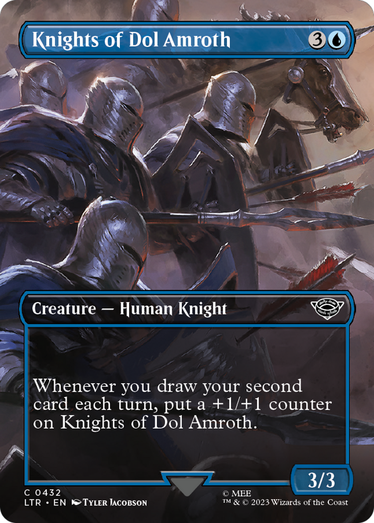 Knights of Dol Amroth (Borderless Alternate Art) [The Lord of the Rings: Tales of Middle-Earth] | Play N Trade Winnipeg