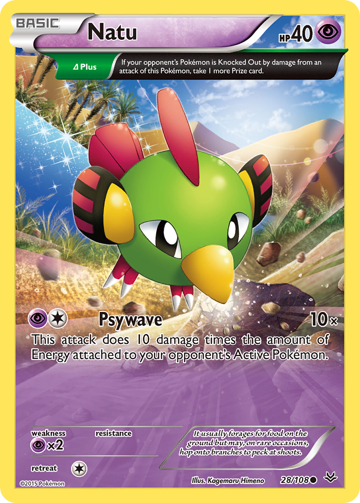 Natu (28/108) [XY: Roaring Skies] | Play N Trade Winnipeg