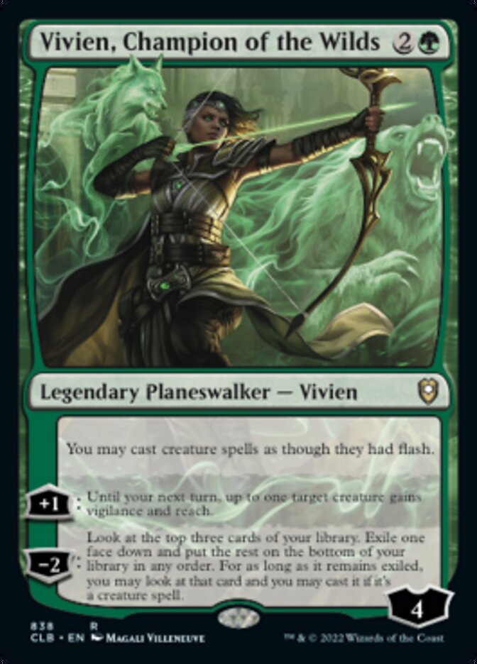 Vivien, Champion of the Wilds [Commander Legends: Battle for Baldur's Gate] | Play N Trade Winnipeg