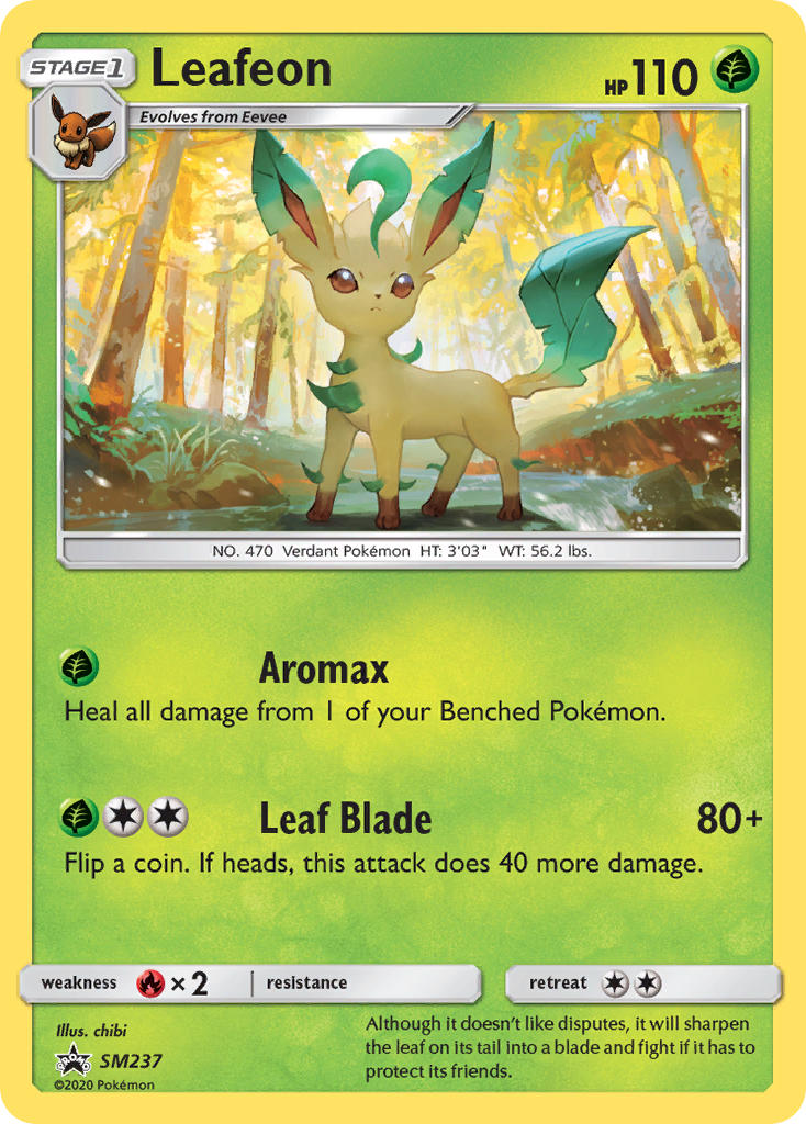 Leafeon (SM237) [Sun & Moon: Black Star Promos] | Play N Trade Winnipeg