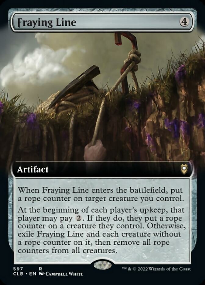 Fraying Line (Extended Art) [Commander Legends: Battle for Baldur's Gate] | Play N Trade Winnipeg