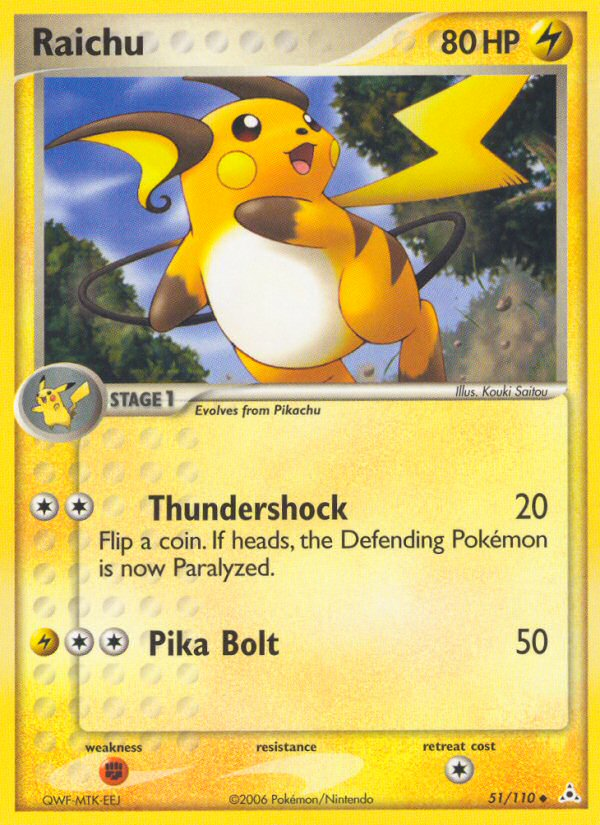 Raichu (51/110) [EX: Holon Phantoms] | Play N Trade Winnipeg