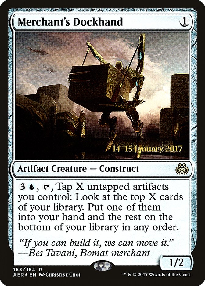 Merchant's Dockhand  [Aether Revolt Prerelease Promos] | Play N Trade Winnipeg