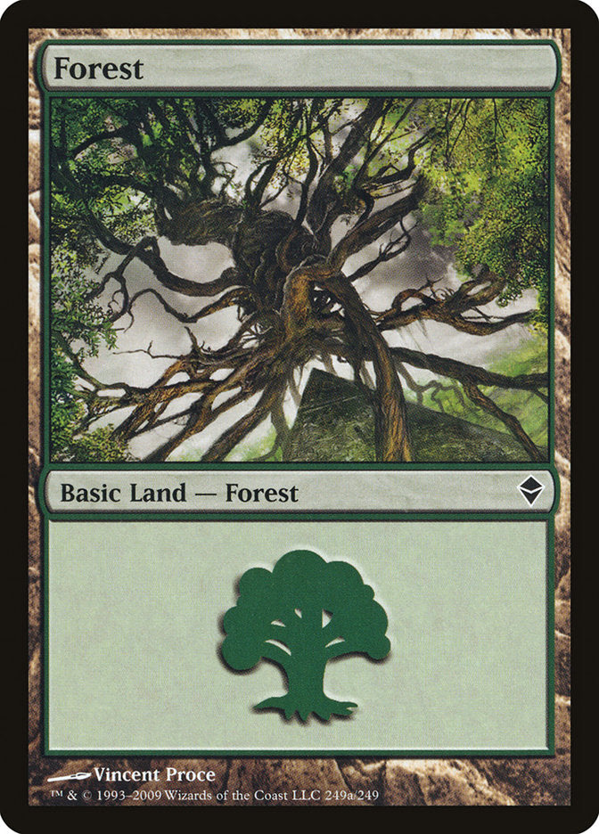 Forest (249a) [Zendikar] | Play N Trade Winnipeg