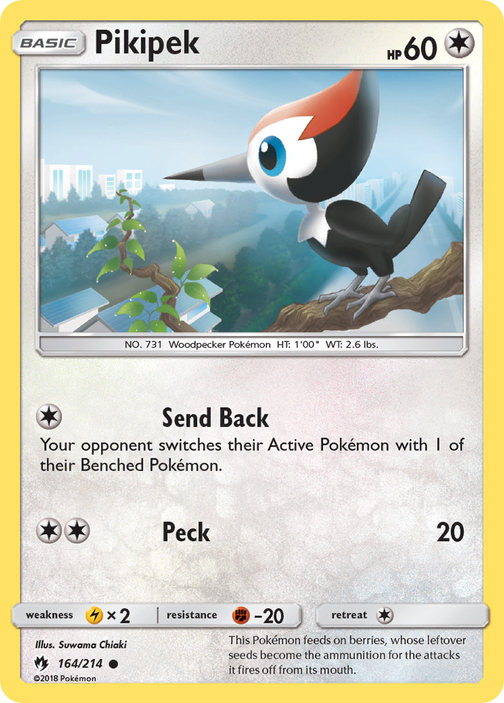 Pikipek (164/214) [Sun & Moon: Lost Thunder] | Play N Trade Winnipeg