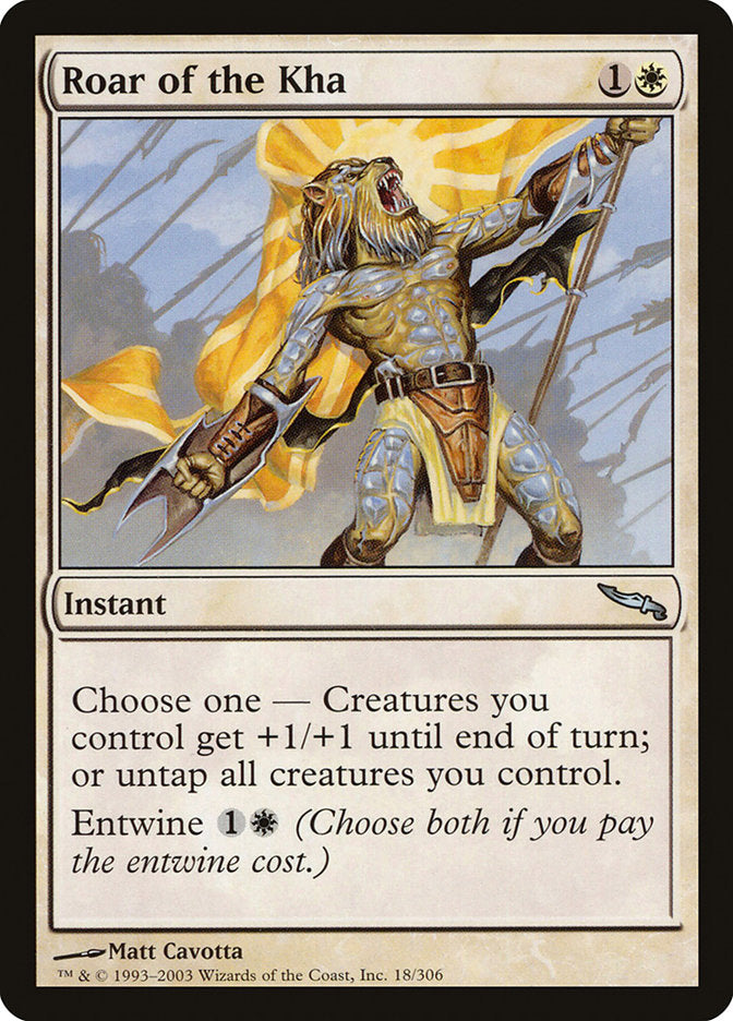 Roar of the Kha [Mirrodin] | Play N Trade Winnipeg