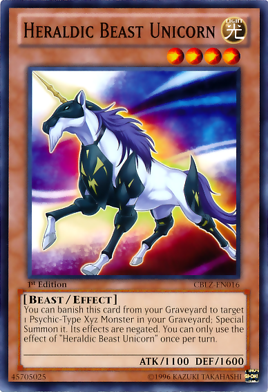 Heraldic Beast Unicorn [CBLZ-EN016] Common | Play N Trade Winnipeg