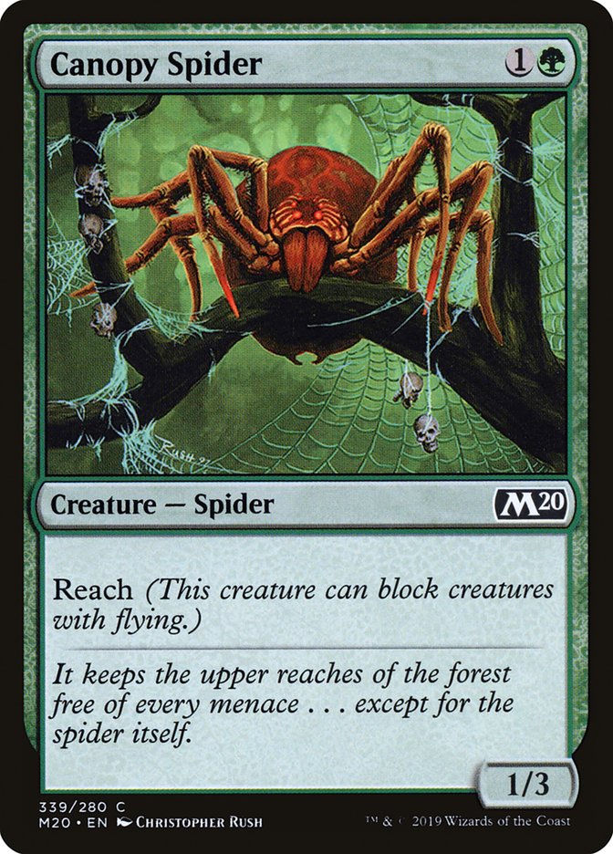 Canopy Spider [Core Set 2020] | Play N Trade Winnipeg