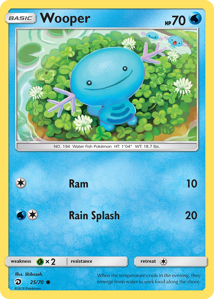 Wooper (25/70) [Sun & Moon: Dragon Majesty] | Play N Trade Winnipeg