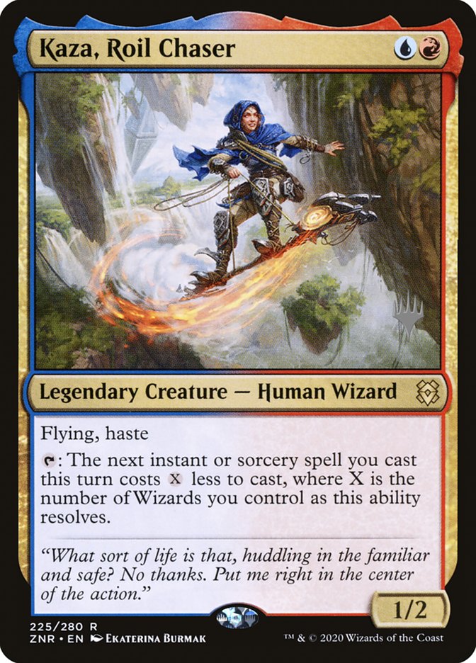 Kaza, Roil Chaser (Promo Pack) [Zendikar Rising Promos] | Play N Trade Winnipeg