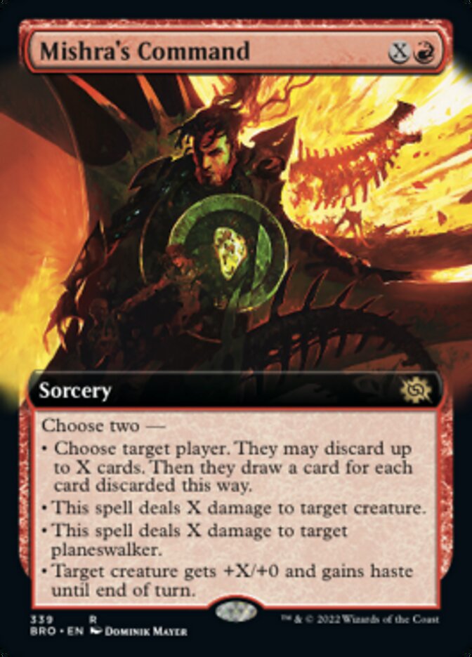 Mishra's Command (Extended Art) [The Brothers' War] | Play N Trade Winnipeg