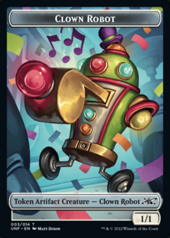 Clown Robot (003) Token [Unfinity Tokens] | Play N Trade Winnipeg