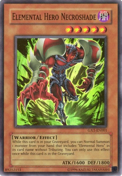 Elemental Hero Necroshade [GX1-EN001] Super Rare | Play N Trade Winnipeg