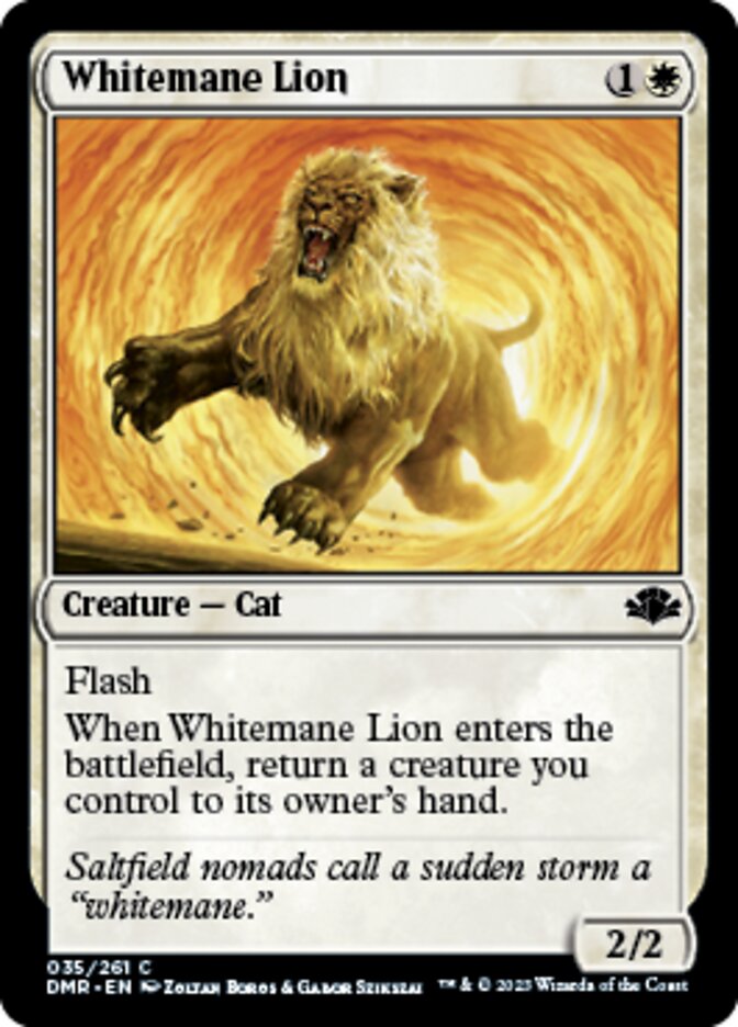 Whitemane Lion [Dominaria Remastered] | Play N Trade Winnipeg