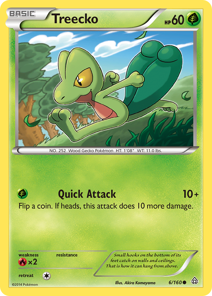 Treecko (6/160) [XY: Primal Clash] | Play N Trade Winnipeg