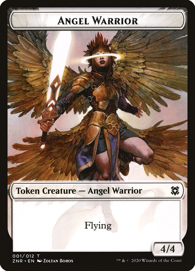 Angel Warrior [Zendikar Rising Tokens] | Play N Trade Winnipeg