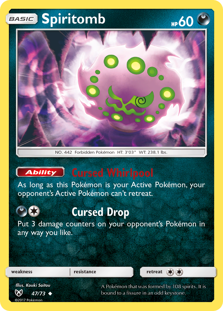 Spiritomb (47/73) [Sun & Moon: Shining Legends] | Play N Trade Winnipeg