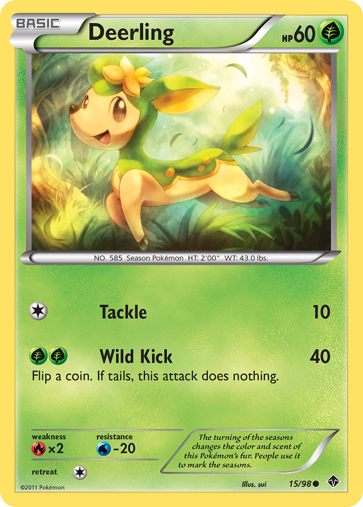 Deerling (15/98) [Black & White: Emerging Powers] | Play N Trade Winnipeg