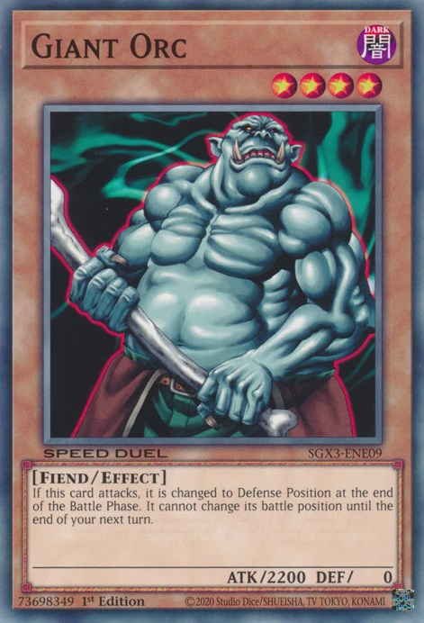 Giant Orc [SGX3-ENE09] Common | Play N Trade Winnipeg