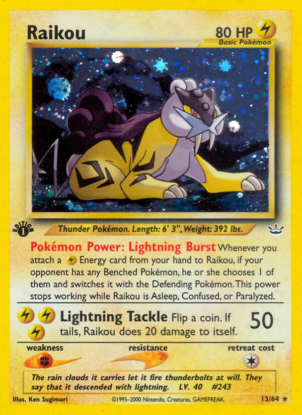 Raikou (13/64) [Neo Revelation 1st Edition] | Play N Trade Winnipeg