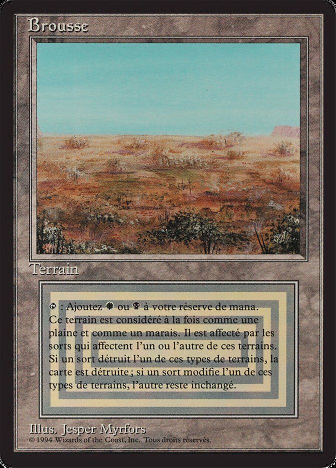 Scrubland [Foreign Black Border] | Play N Trade Winnipeg